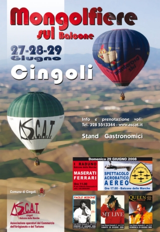 Campagna marchigiana dall'alto